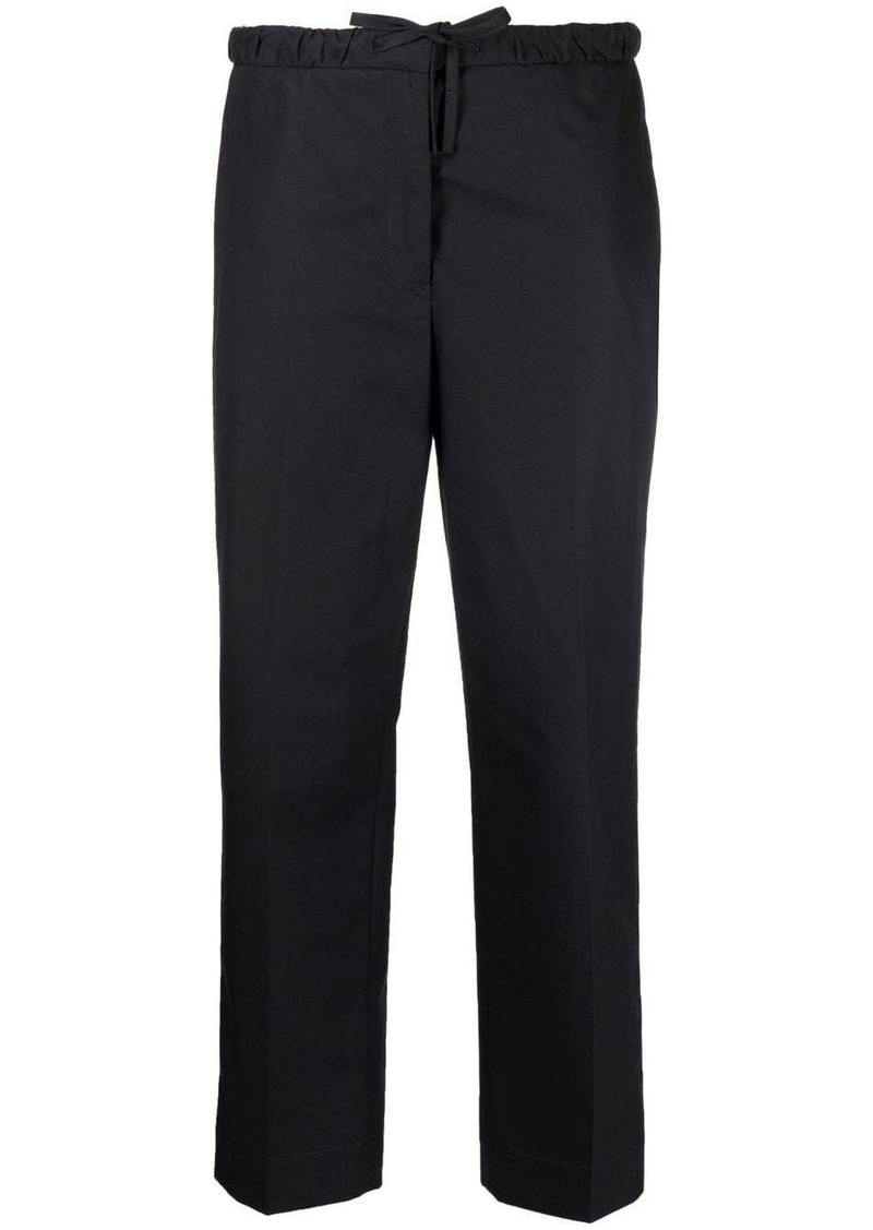 Jil Sander drawstring cropped trousers