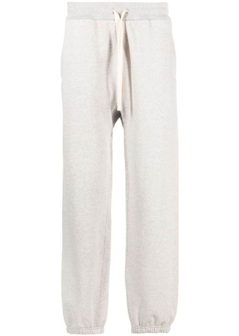 Jil Sander drawstring-waist cotton track pants