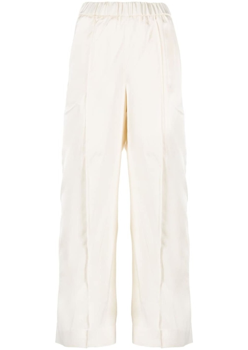 Jil Sander elasticated-waist wide-leg trousers