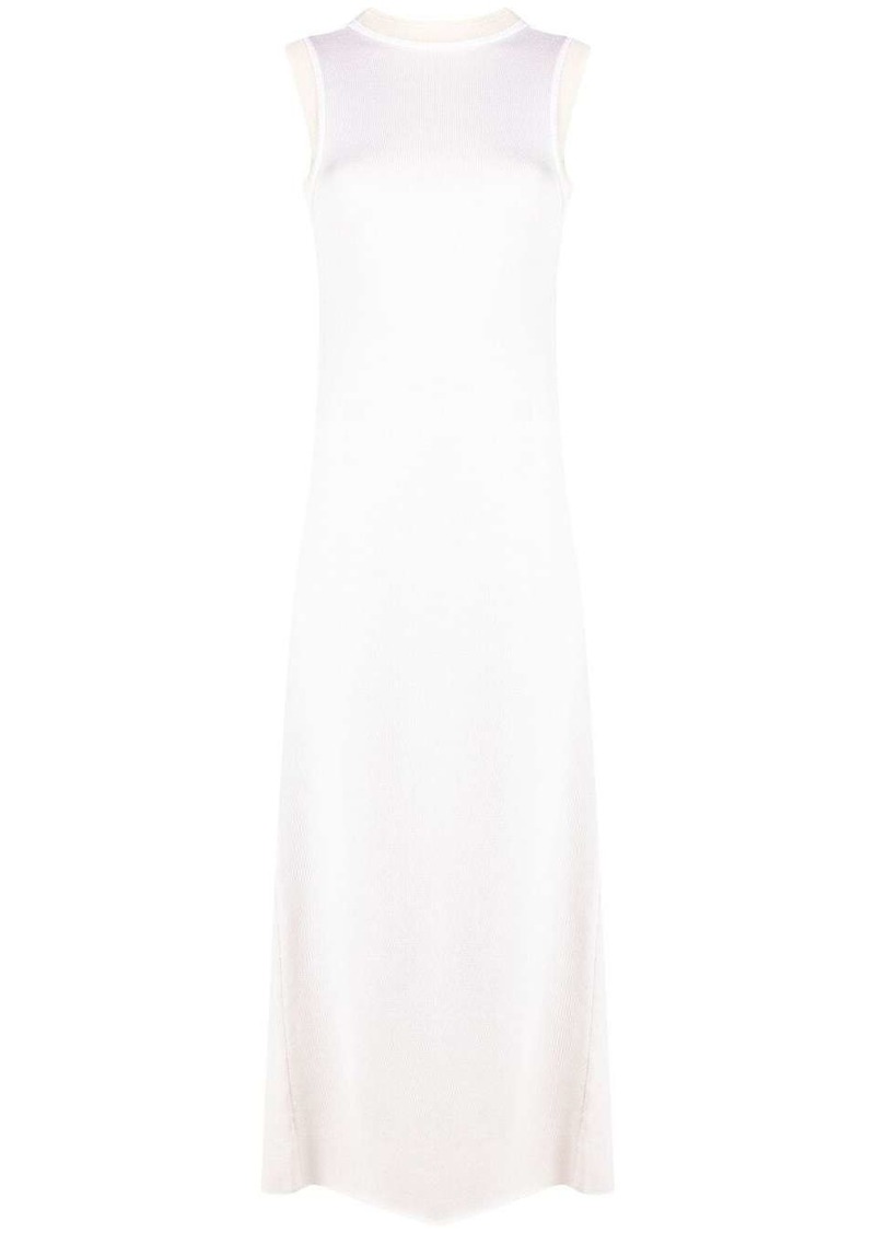 Jil Sander fine knit sleeveless dress