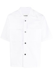 Jil Sander flap-pocket cotton shirt