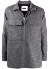 Jil Sander flap-pocket zip-pocket shirt jacket