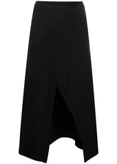 Jil Sander front slit skirt
