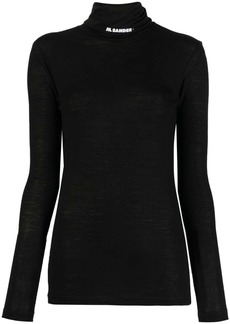 Jil Sander funnel-neck long-sleeve top