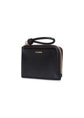 Jil Sander Giro Envelope Leather Zip-up Wallet