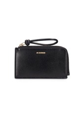 Jil Sander Giro Envelope Leather Zip-up Wallet