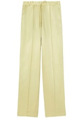 Jil Sander glossy-finish trousers