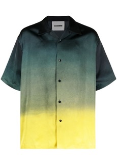 Jil Sander gradient-effect short-sleeve shirt