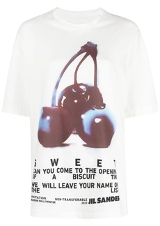 Jil Sander graphic-print cotton T-shirt