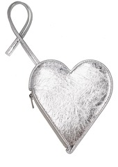Jil Sander Heart-shaped Leather Pouch