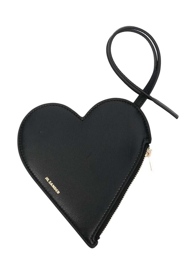 Jil Sander heart-shaped purse