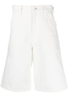 Jil Sander high-waisted A-line bermuda shorts
