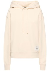 Jil Sander Hooded Cotton Terry Sweatshirt