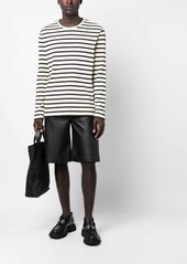 Jil Sander horizontal stripe-print sweatshirt