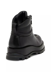 Jil Sander Hybrid Leather Ankle Boots