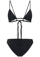 Jil Sander Jersey Logo Twisted Triangle Bikini Set