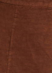 Jil Sander - Asymmetric shantung midi skirt - Brown - FR 32