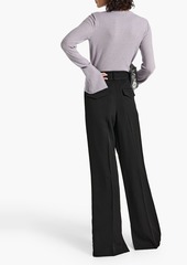 Jil Sander - Bouclé-knit cotton-blend sweater - Purple - FR 34