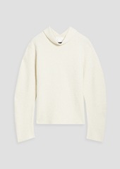 Jil Sander - Bouclé-knit turtleneck sweater - White - FR 34