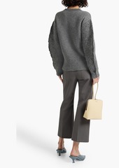 Jil Sander - Brushed wool and cashmere-blend sweater - Gray - FR 34