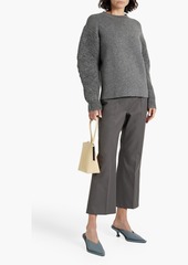 Jil Sander - Brushed wool and cashmere-blend sweater - Gray - FR 34