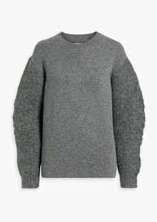 Jil Sander - Brushed wool and cashmere-blend sweater - Gray - FR 34