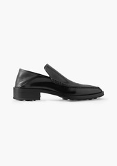 Jil Sander - Glossed-leather collapsible-heel loafers - Black - EU 36.5