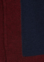 Jil Sander - Color-block cashmere turtleneck vest - Blue - FR 32