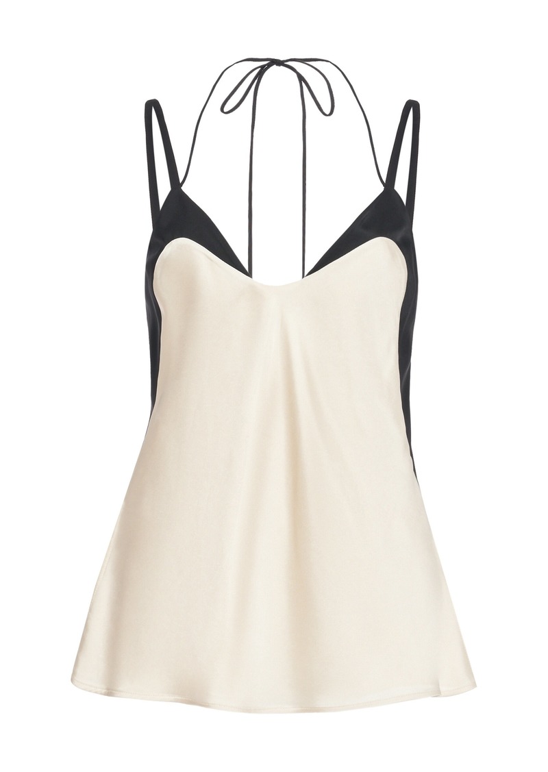 Jil Sander - Contrast-Paneled Tank Top - Ivory - EU 38 - Moda Operandi