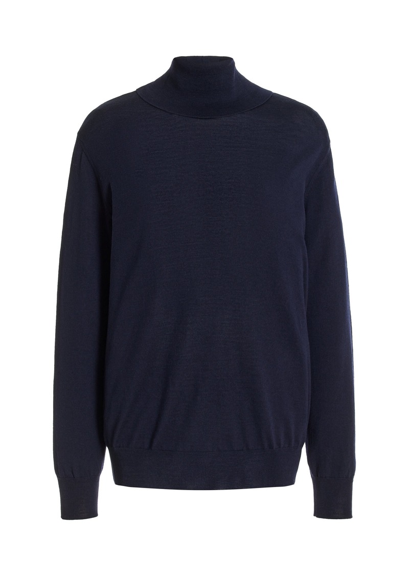 Jil Sander - Fine Knit Wool Sweater - Navy - EU 36 - Moda Operandi