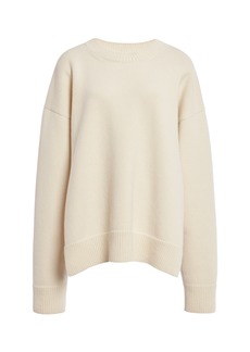 Jil Sander - Knit Wool-Cashmere Sweater - Ivory - EU 38 - Moda Operandi