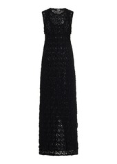 Jil Sander - Layered Cotton-Blend Tank Maxi Dress - Black - EU 34 - Moda Operandi