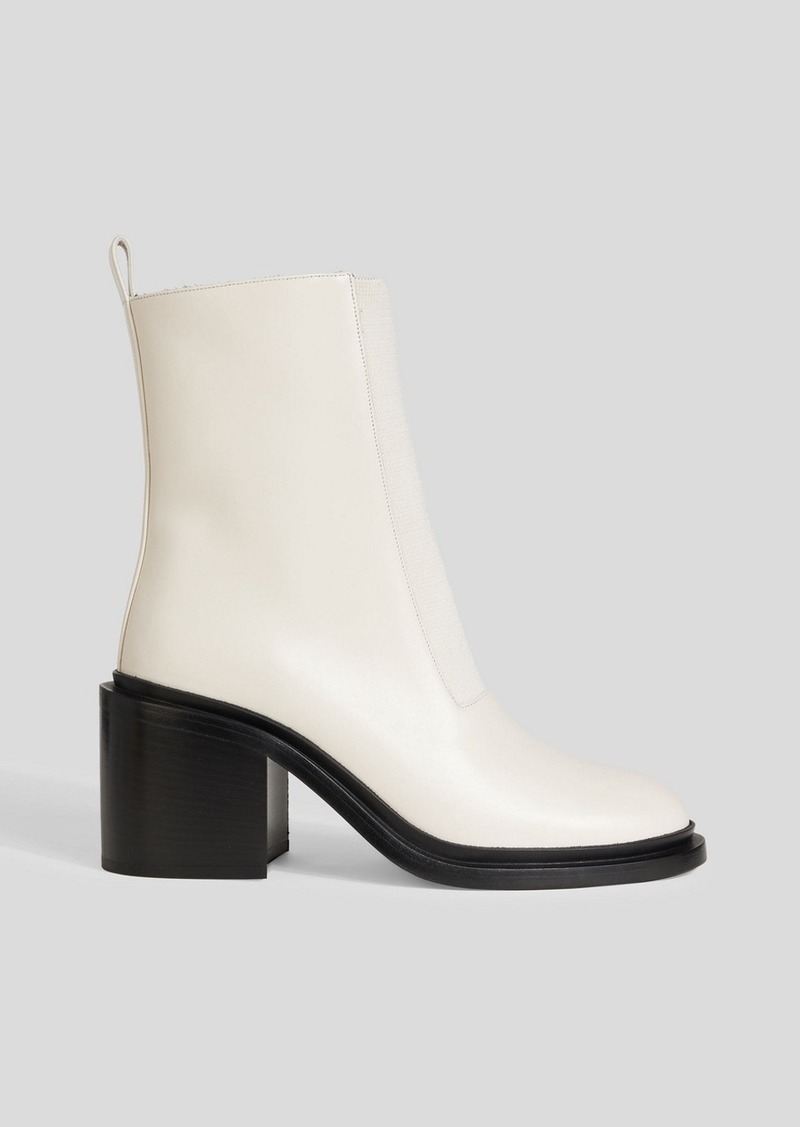 Jil Sander - Leather ankle boots - White - EU 37.5