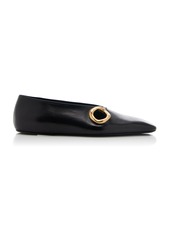 Jil Sander - Leather Ballet Flats - Black - IT 38 - Moda Operandi