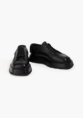 Jil Sander - Leather platform derby shoes - Black - EU 44