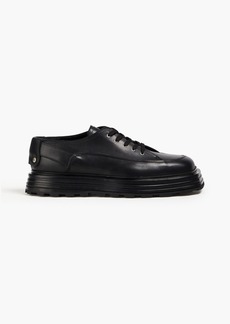 Jil Sander - Leather platform derby shoes - Black - EU 44