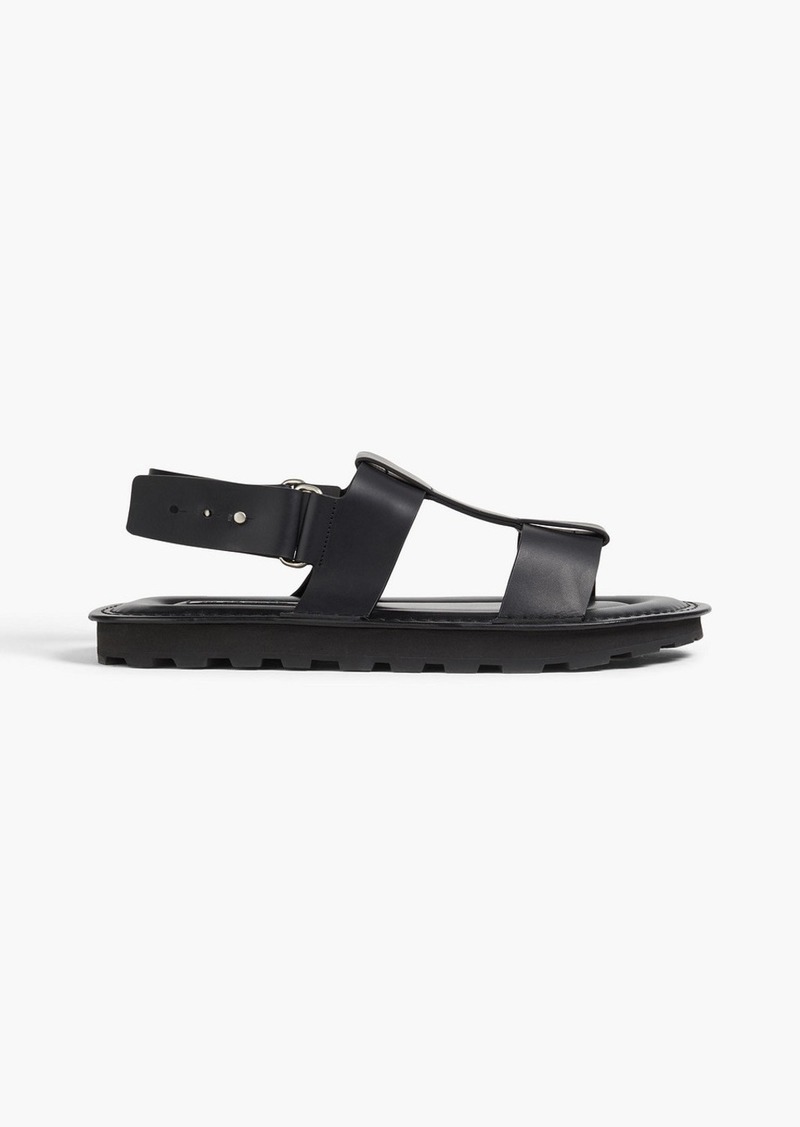 Jil Sander - Leather sandals - Black - EU 40