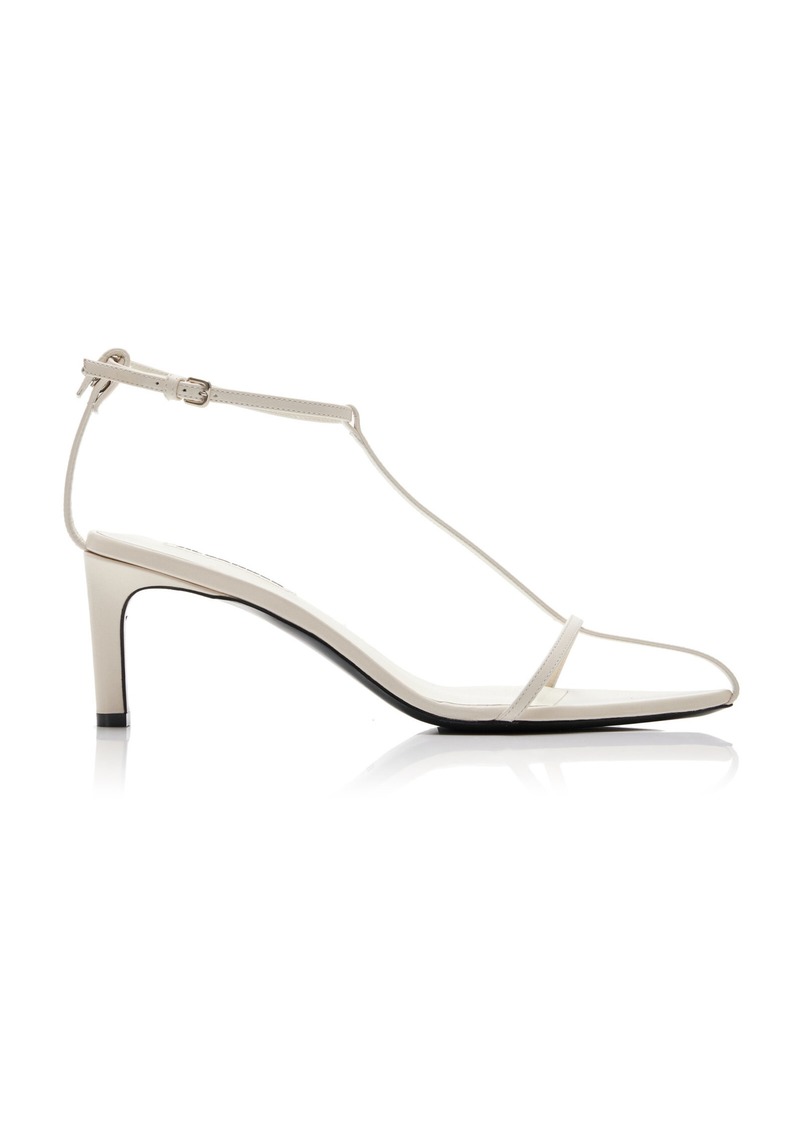 Jil Sander - Leather Sandals - White - IT 37 - Moda Operandi