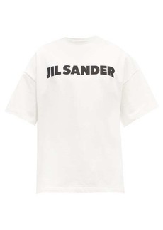 Jil Sander - Logo-print Cotton-jersey T-shirt - Mens - White