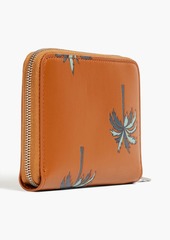 Jil Sander - Printed leather wallet - Brown - OneSize