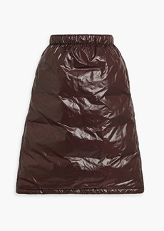 Jil Sander - Quilted shell down skirt - Brown - FR 36