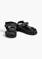 Jil Sander - Topstitched leather sandals - Black - EU 41