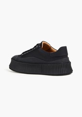 Jil Sander - Twill platform sneakers - Black - EU 35