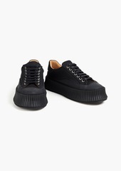 Jil Sander - Twill platform sneakers - Black - EU 35