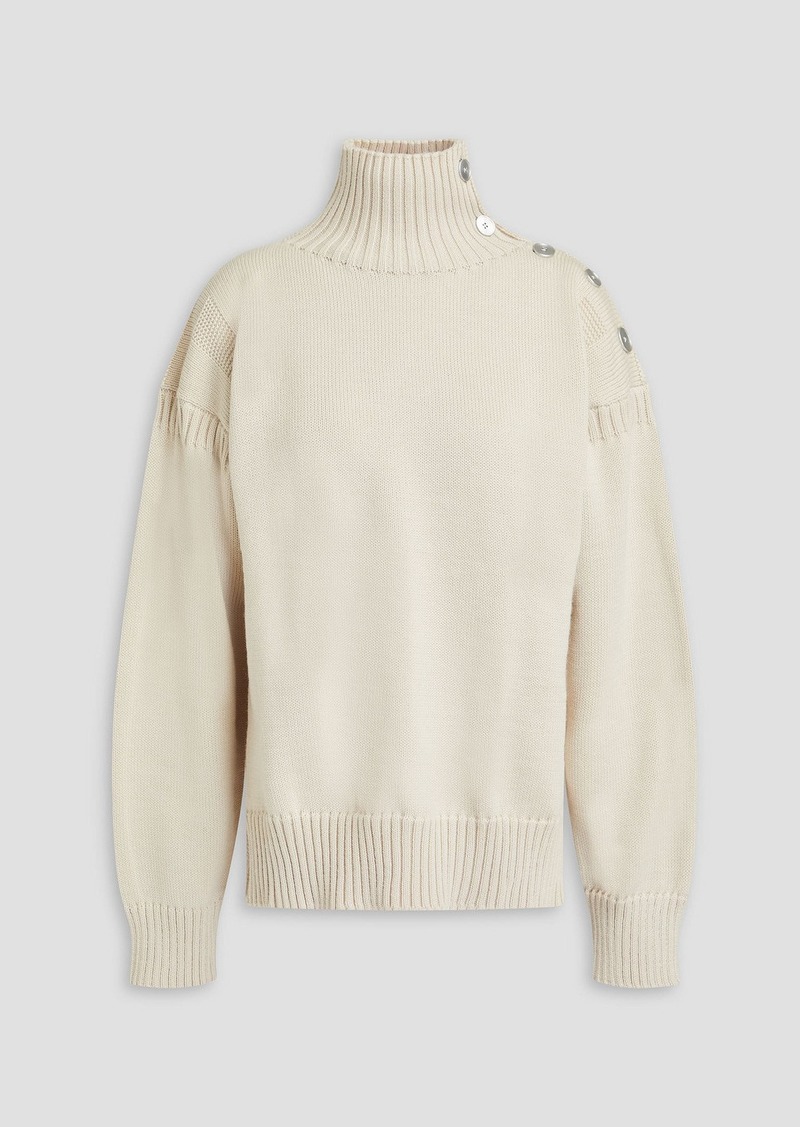 Jil Sander - Wool turtleneck sweater - White - FR 32