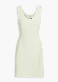 Jil Sander - Wrap-effect canvas mini dress - Green - FR 34