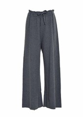 JIL SANDER Anthracite knitted palazzo trousers Jil Sander+