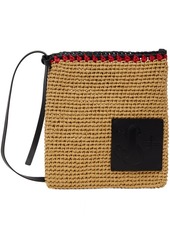 Jil Sander Beige Crochet Crossbody Bag