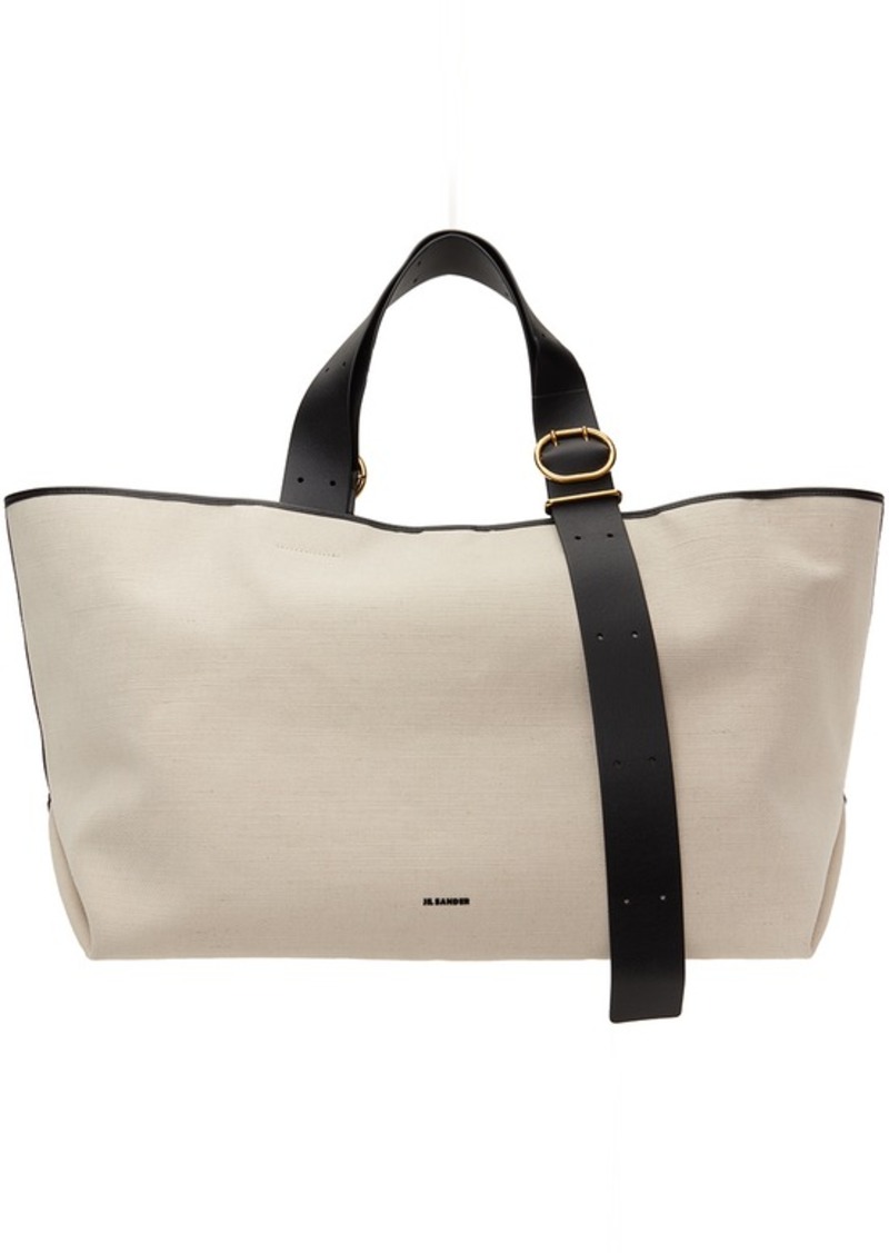 Jil Sander Beige Folded Tote