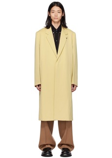 Jil Sander Beige Notched Coat